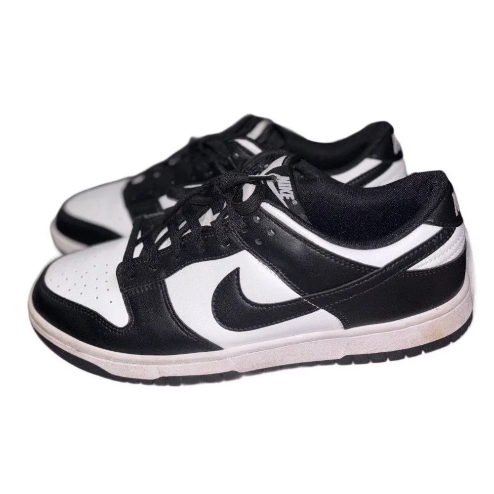 Nike Dunk Low Blk White Panda Mens Shoes Sz 12 Sneakers‎ Athletic Sporty Casual